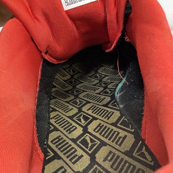 PUMA Roma Basic - Black / High Risk Red / Yellow - Picture 13 of 15